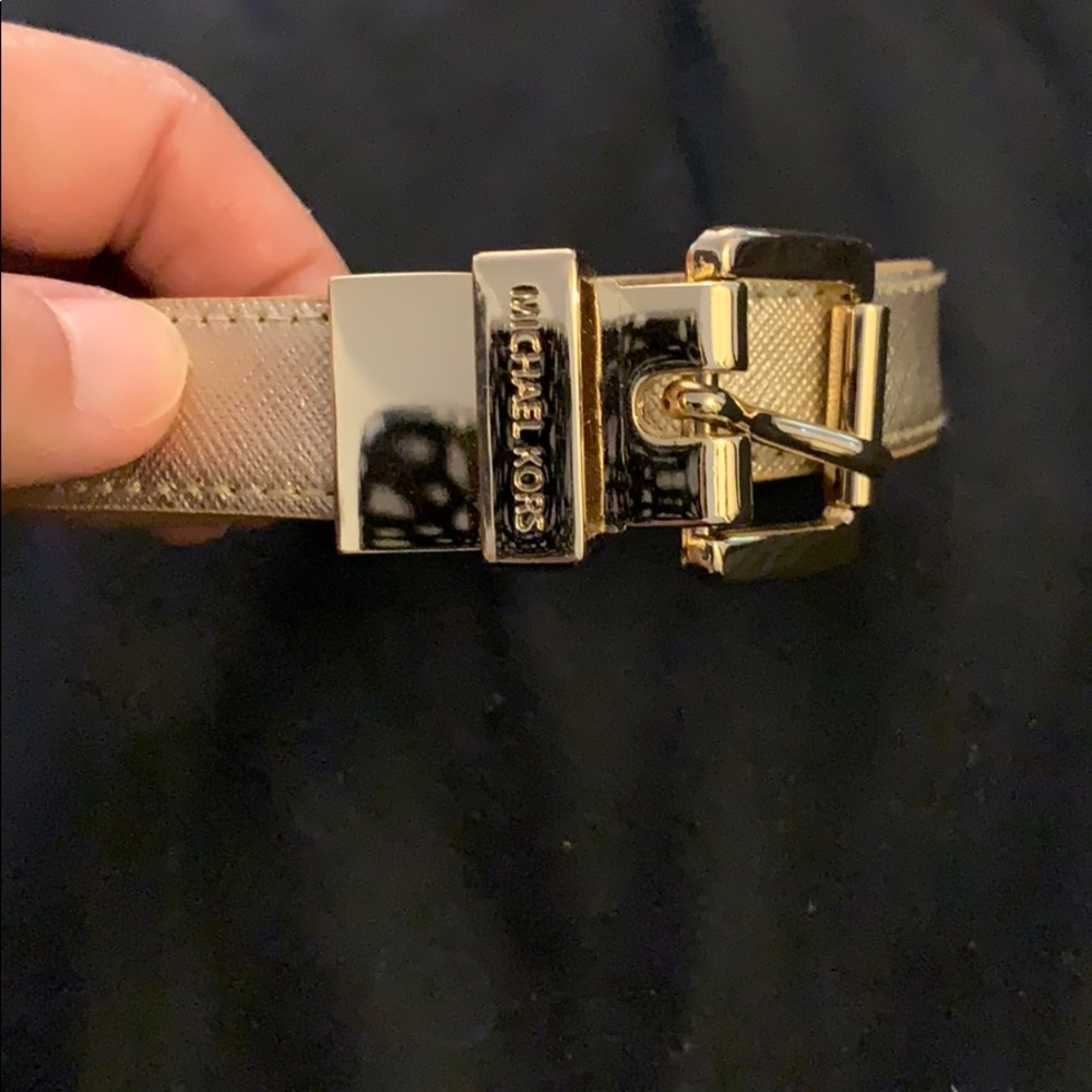 Michael Kors Gold Belt